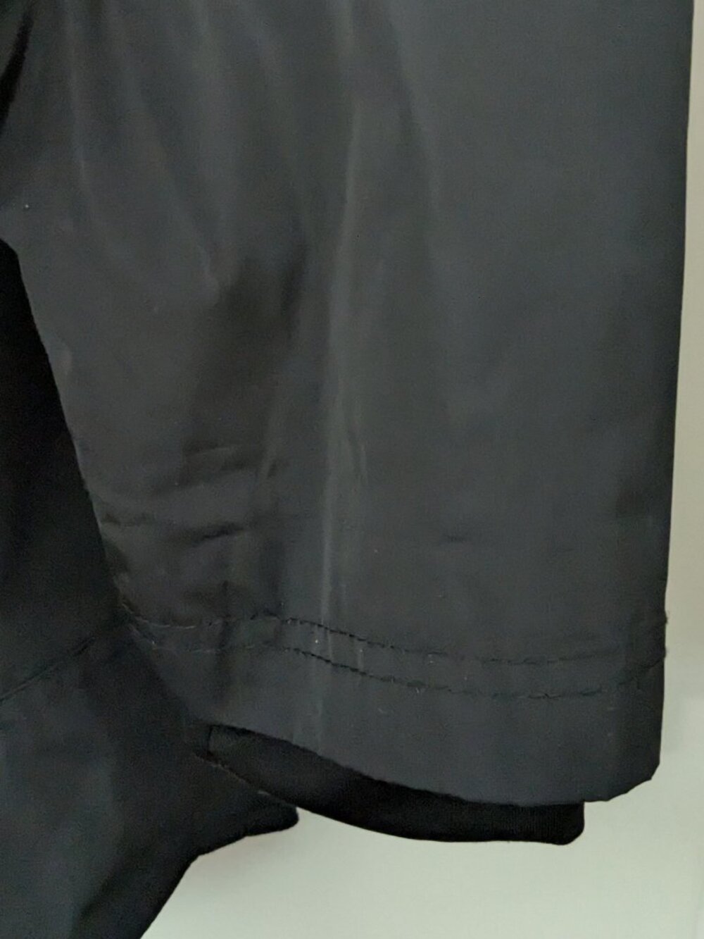 Calvin Klein Women’s Rain Jacket Size Small Black Zip Button Hooded - Picture 5 of 12